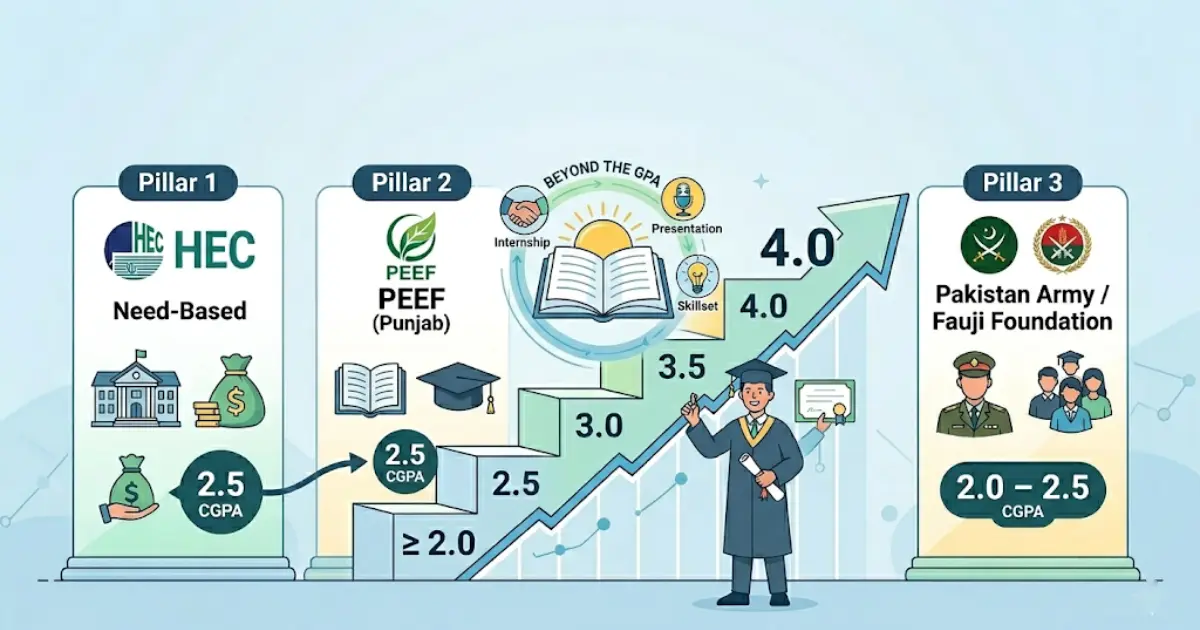 Minimum CGPA for Pakistan Scholarships 2026 guide