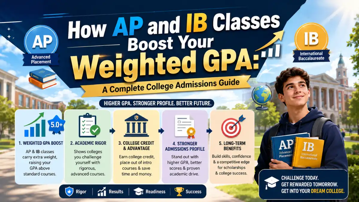 How AP and IB Classes Boost Your Weighted GPA A Complete College Admissions Guide