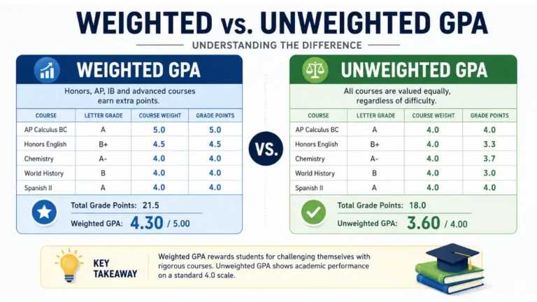 Weighted vs Unweighted GPA What Colleges Look At