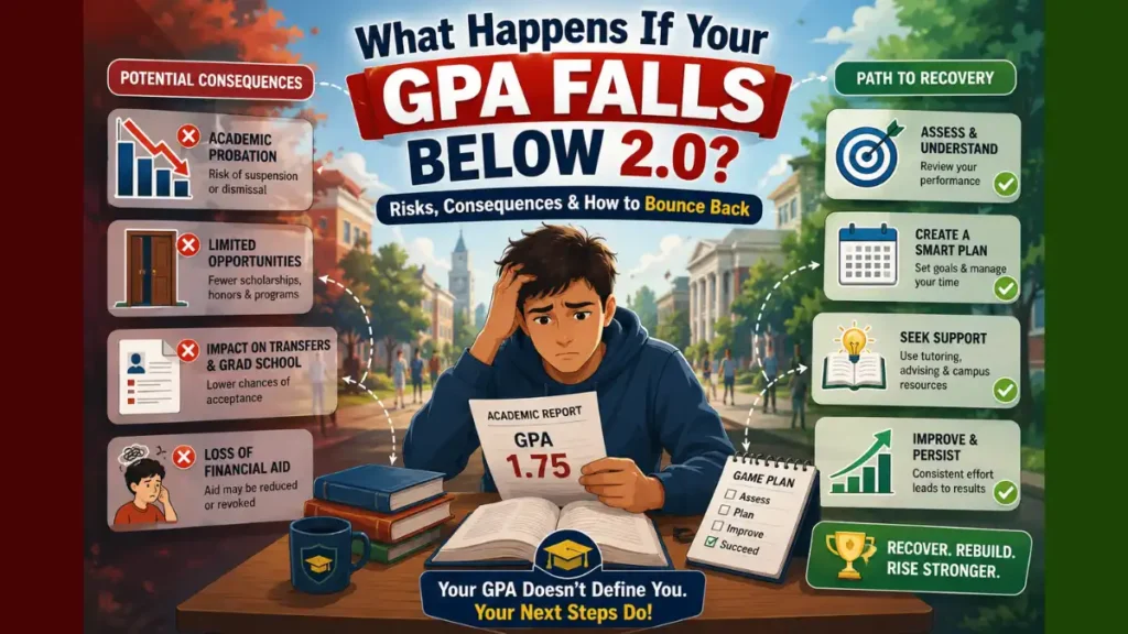 What Happens If Your GPA Falls Below 2.0