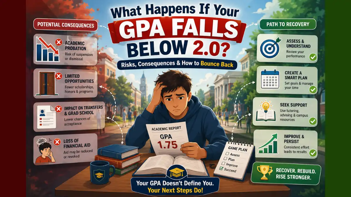 What Happens If Your GPA Falls Below 2.0