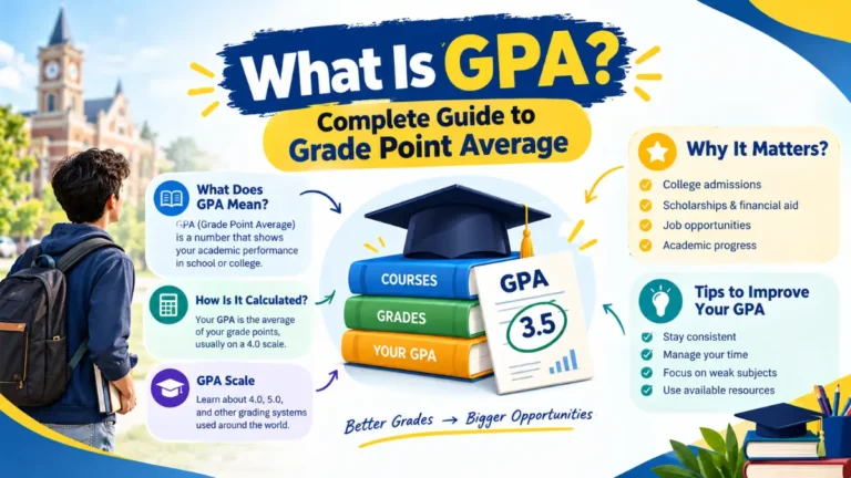 What Is GPA Complete Guide to Grade Point Average
