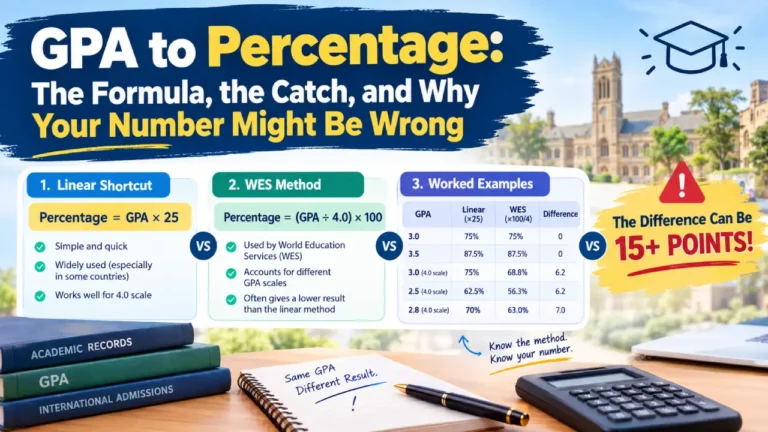 GPA to Percentage: The Formula, the Catch, and Why Your Number Might Be Wrong